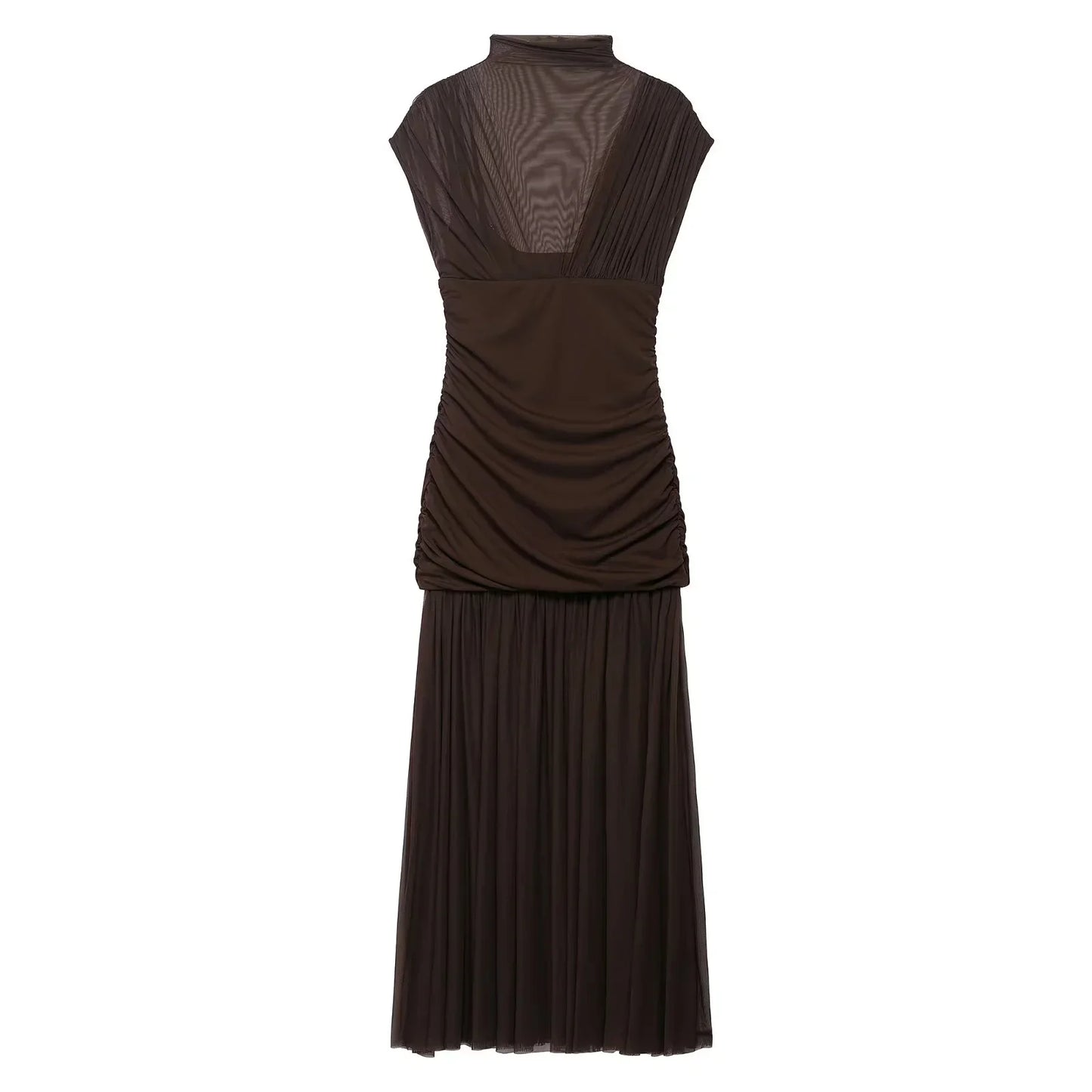 Spring Summer Elegant Women Dresses Wedding Guest Ladies Patch Work Tulle Dresses Valentine‘s Day Woman Dresses