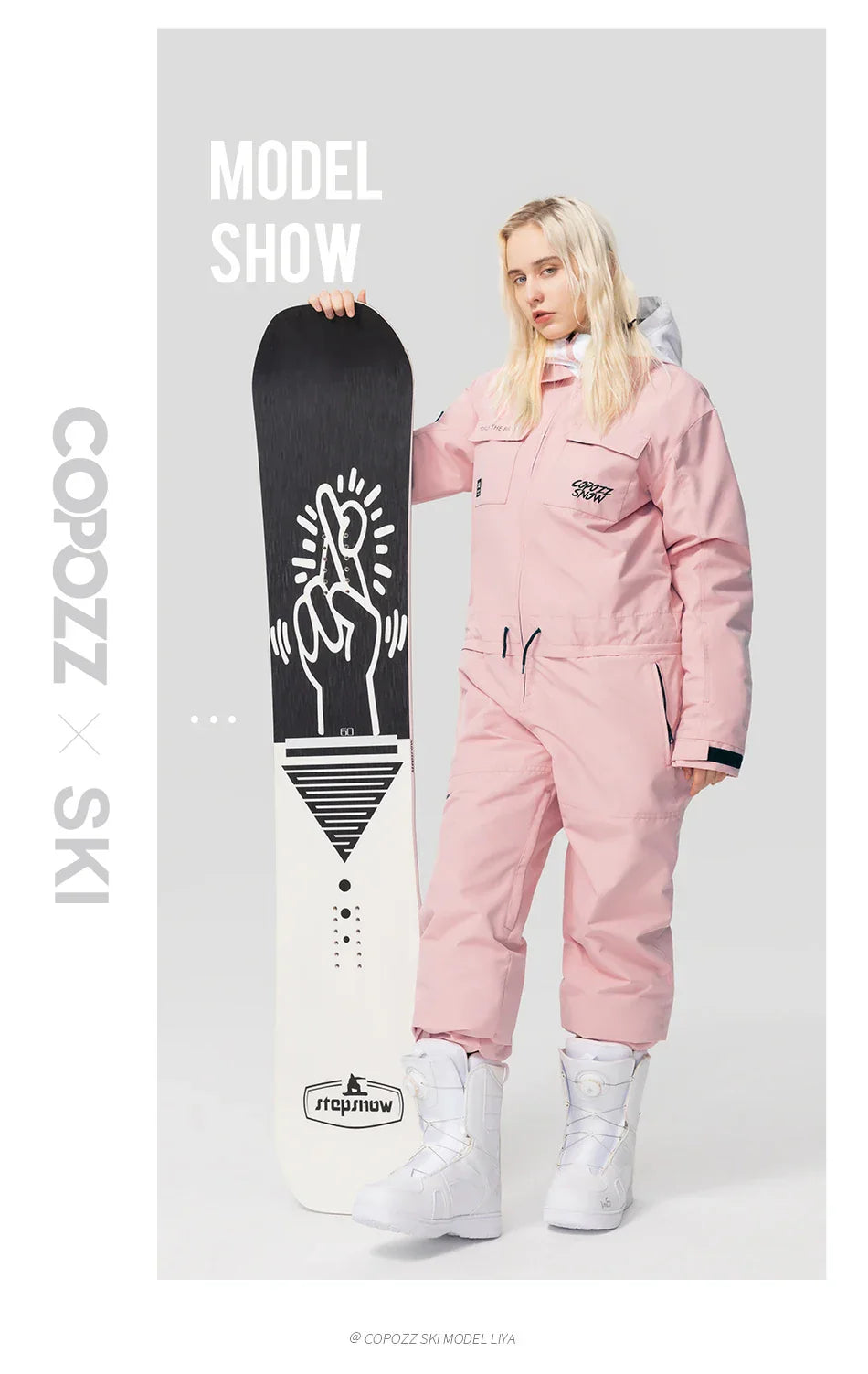 Thick Men Women One-Piece Ski Jumpsuit Outdoor Sports Snowboard Jacket Warm Jump Suit Waterproof Winter Clothes Overalls Hooded