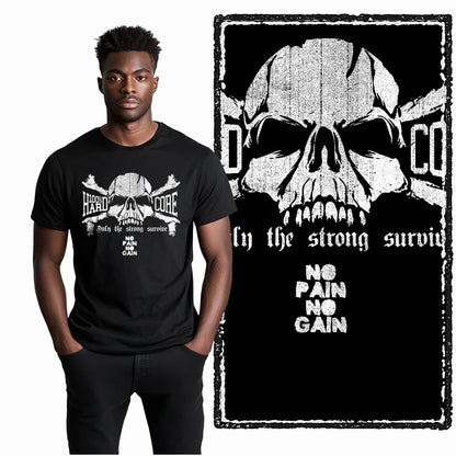 Coolmind YG Body building gym Cotton Exclusive Graphic Men T shirt for men cotton Big Size Cool BLACK men's novelty tee shirt