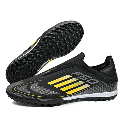 New Men Soccer Shoes Outdoor Sport Football Boots Training Boys Breathable Cleats Adult Long Spikes Non Slip Match Comfortable