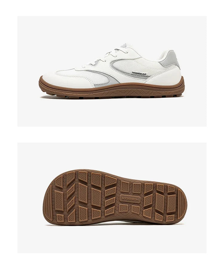 Unisex Barefoot Shoes Wide Width Minimalist Sneakers Zero Drop Classic Retro Outdoor Walking Shoes for Men Women