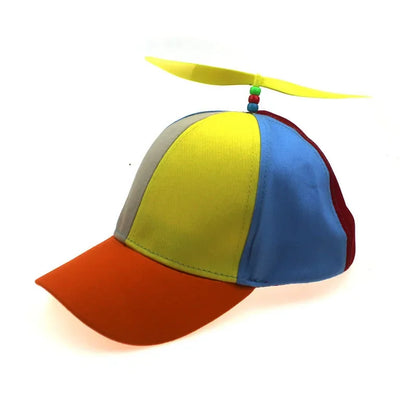 Hat Helicopter Propeller Adventure Dad Hat Rainbow Bamboo Dragonfly Baseball Cap For Adult Kids Boys Girls