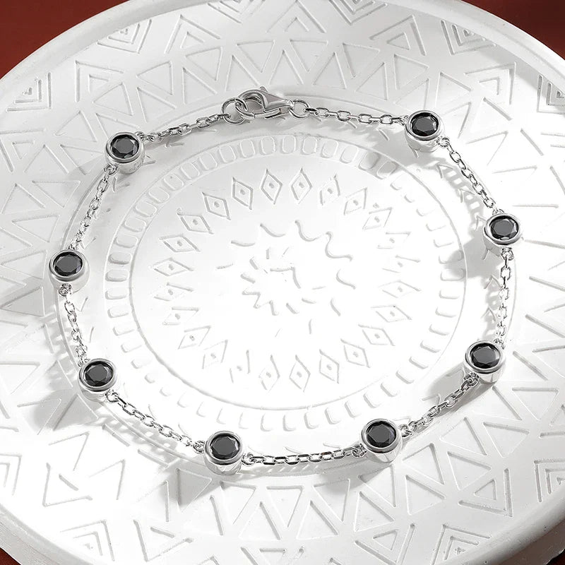 4mm 0.3CT Full Moissanite Tennis Bracelets For Women S925 Silver Plated 18K Gold Hand Chain Fine Jewelry with certificate