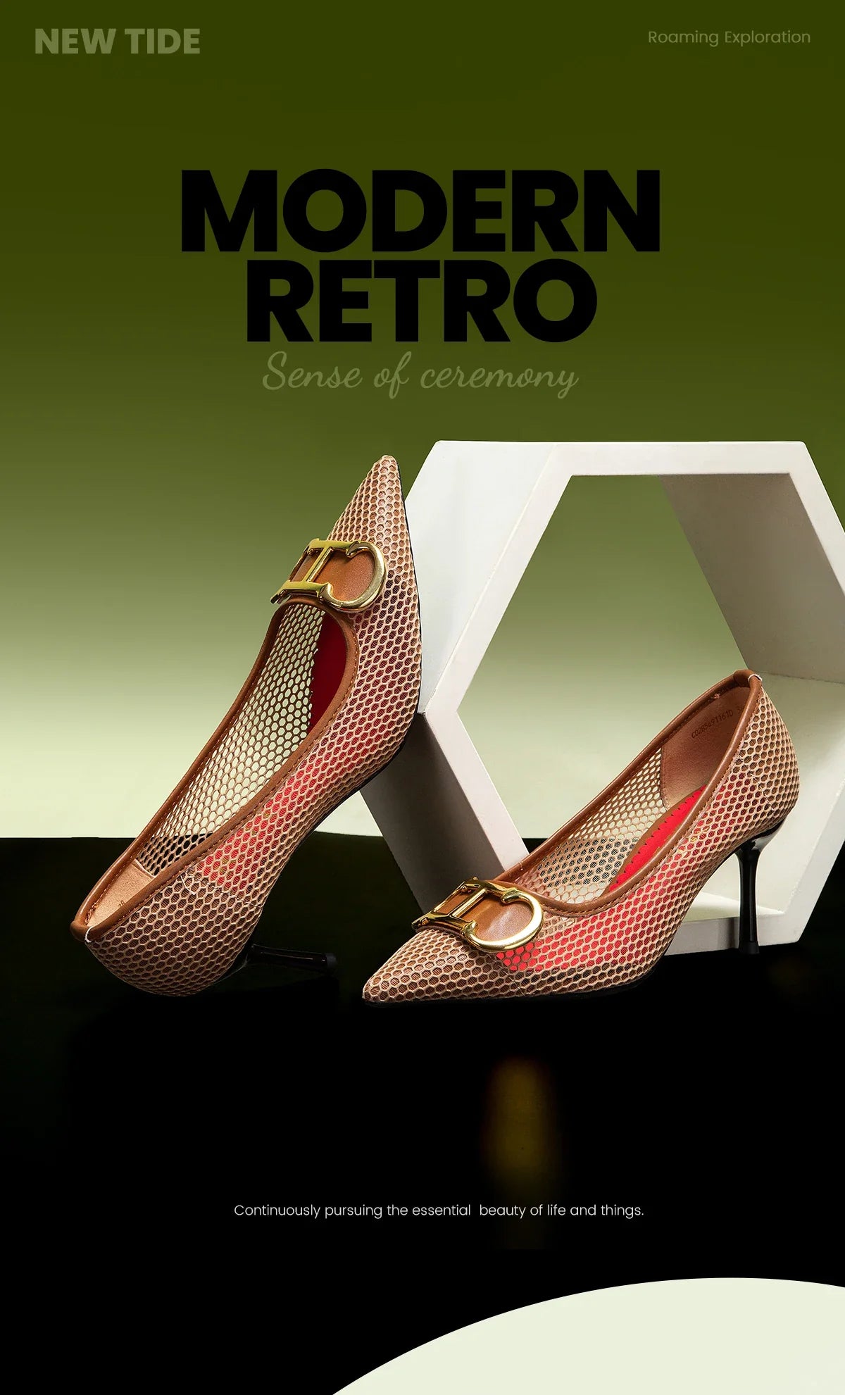 Women's High Heels 2025 Spring New Hollow Business Women's Shoes 7cm Red Evening Shoes