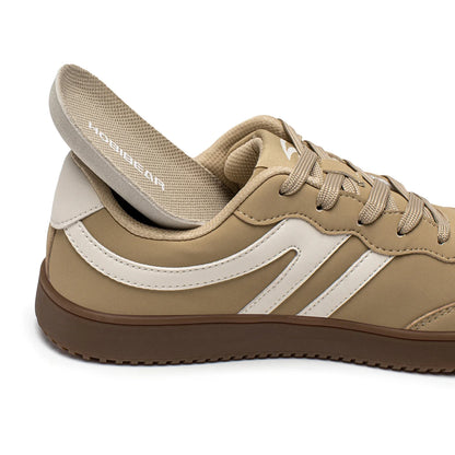 Unisex Wide Toe Shoes Artificial Leather Sneakers Casual Lace Up Retro Fashion Shoes for Women Men