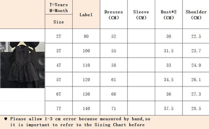 Girls Casual Dresses Polka Dot Print Bow Sleeveless Dress Kids Clothes Girls Kids Dresses for Girls 2 To 7 Years