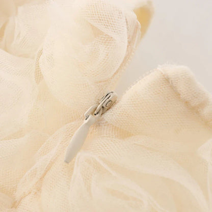 Puff Sleeve Flowers Kids Toddler Girls Dress Summer Cute Baby Girl Dresses for Birthday Party Princess Clothes