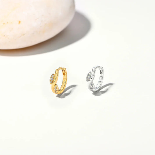 Moissanite Women Hoop Earrings DVVS1 Real 925 Sterling Silver Classic Pendants For Party Wedding Engagement Fine Jewelry
