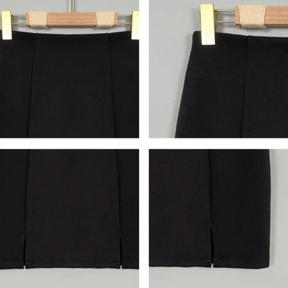 Korean Style 2026 Summer New Slim Comfortable Sexy Mini Skirt Elegant Solid Slim Versatile High Waist Bodycon Skirts for Women
