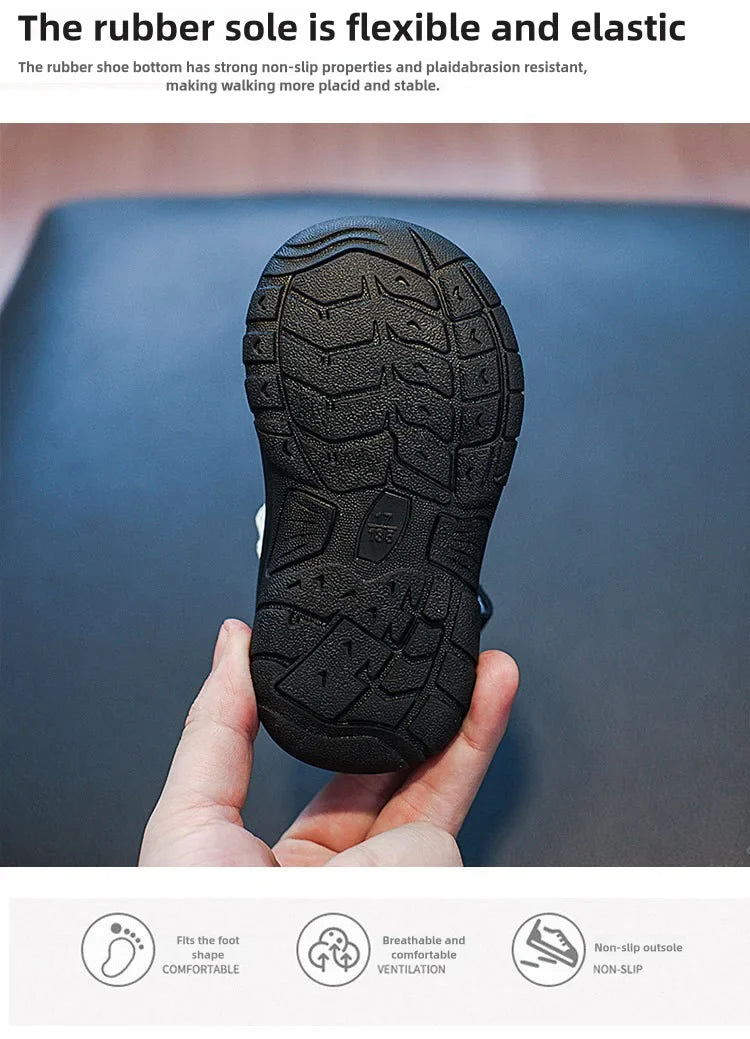 Summer Baby Sandals Boys Breathable Camouflage Sandals Girls Cool Hollow Shoes For Summer Kids Beach Sandals