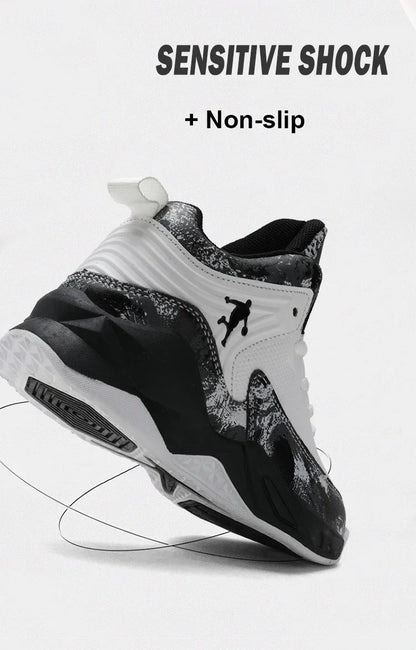 Basketball Shoes for Kids Sneakers New Boys Brand Thick Sole Non-slip Children Sports Shoes Child Boy Basket Trainer Shoes