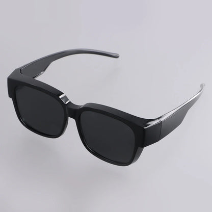 For Driving Riding That Can Be Worn over Other Glasses Wrap Around Square Shades Fit Over Glasses Sunglasses Polarized