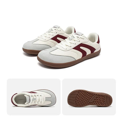 Barefoot Wide Toe Sneakers Unisex Zero Drop Minimalist Canvas Shoes Non Slip Lace Up Walking Sneaker