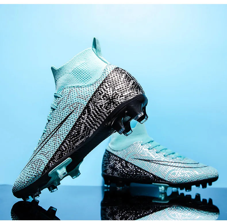 Hot-Selling Football Boots Men's Soccer Cleats TF/FG Wear-Resistant Training Shoes Outdoor Non-Slip Sneakers Size33-46