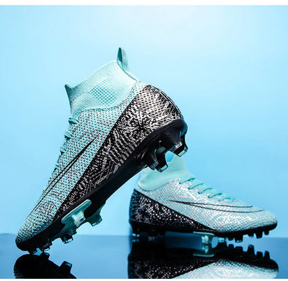 Hot-Selling Football Boots Men's Soccer Cleats TF/FG Wear-Resistant Training Shoes Outdoor Non-Slip Sneakers Size33-46