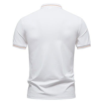 Men's Casual Polo Shirt Summer Streetwear Short Sleeve Business Casual Tops Quick-Drying Breathable Clothing POLO Shirt