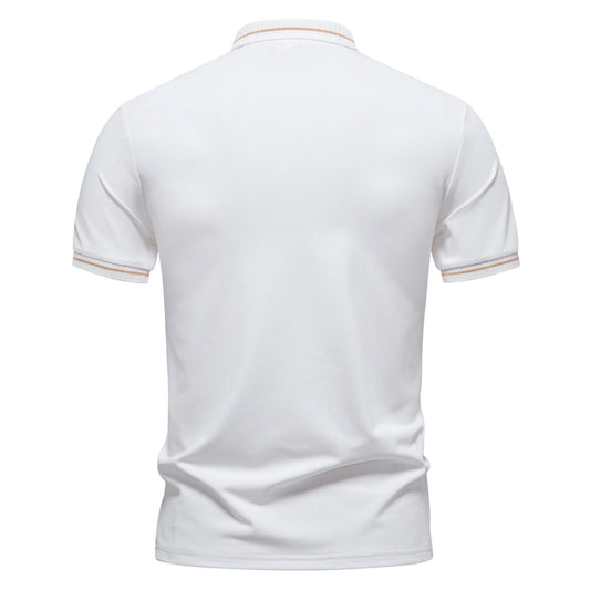 Men's Casual Polo Shirt Summer Streetwear Short Sleeve Business Casual Tops Quick-Drying Breathable Clothing POLO Shirt