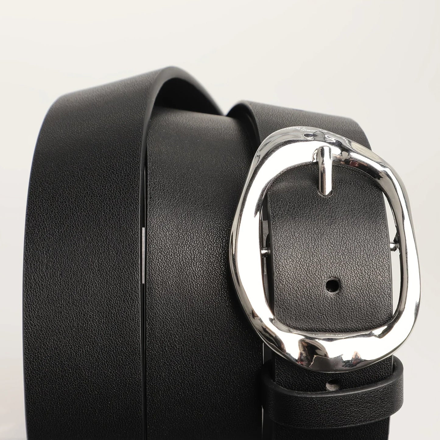 New Luxury Women's Belt Fashion Casual Classic Silvery Buckle Belts Plus Size - Pair with Jeans, Pants, Dress, For Ideal Gifts