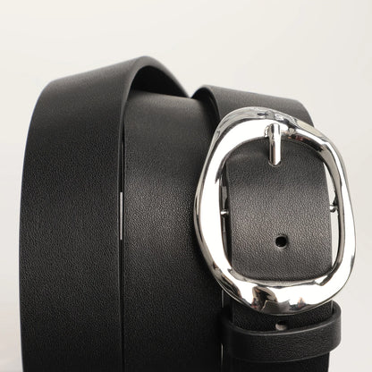 New Luxury Women's Belt Fashion Casual Classic Silvery Buckle Belts Plus Size - Pair with Jeans, Pants, Dress, For Ideal Gifts