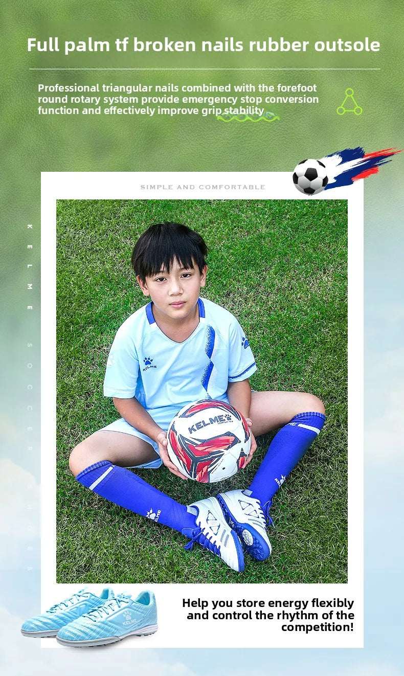 Children's Soccer Shoes Men's Adult Nail Anti Slip Soccer Boots Elementary School Anti Slip Tf Football Shoes