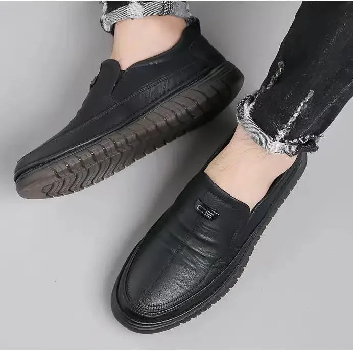 Mocassim Penny Retrô Couro Bovino Genuíno Sapatos Clássicos Costura Confortável Masculino Casual Slip-on Clube Festa Primavera Verão