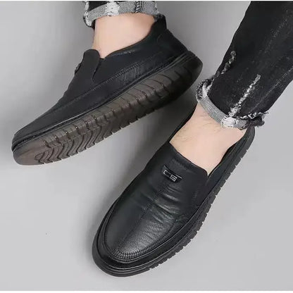 Mocassim Penny Retrô Couro Bovino Genuíno Sapatos Clássicos Costura Confortável Masculino Casual Slip-on Clube Festa Primavera Verão