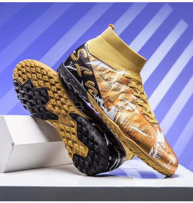 Size 34-46 Men FG/TF Football Boots Futsal Professional Unisex Kids Soccer Shoes Training Outdoor Boys Football Shoes Sneakers