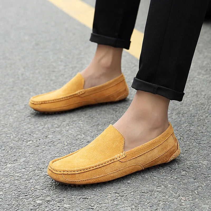 Leather Man Loafers Luxury 2022 Casual Shoes For Men Boat Shoes Handmade Men Slipon Driving Shoes Male Moccasins Zapatos