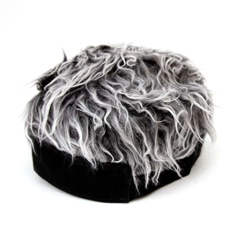 New Unisex Casual Camouflage Visor Hat Men Women Adjustable Sun Sunshade Hip Hop Baseball Cap With Spiked Hairs Wigs Casquatte