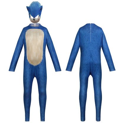 Jumpsuit Cosplay Halloween Children Party Carnival Anime Game Clothes With Mask