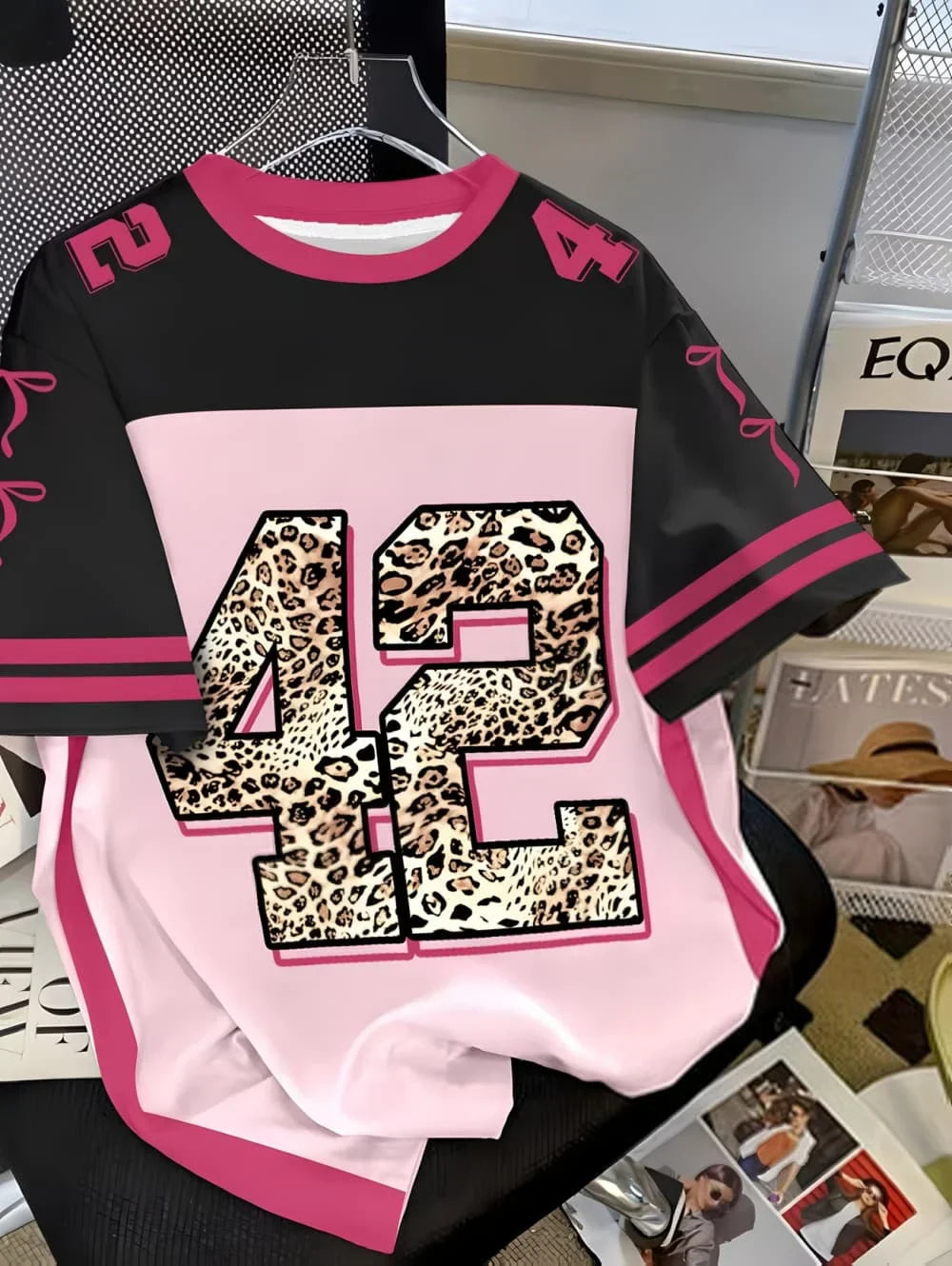 Summer Number Digital 3D Printed T-Shirt for Kids Sports Style Top Patchwork Short Sleeve Sports Football Jersey Y2k Loose Tops