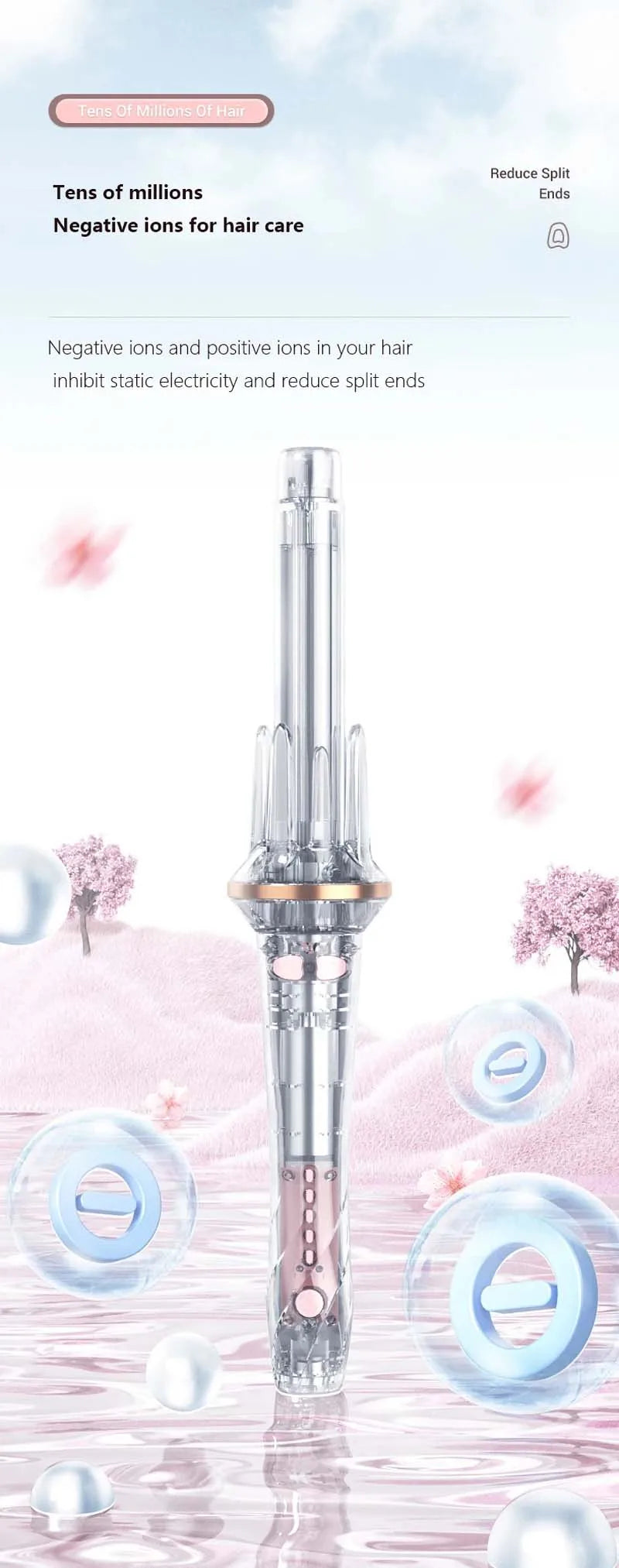 Automatic Curler Negative Ion Lazy Person Large Curling Wave Perm Household Small Type Electric Ceramic Spin Curling Iron
