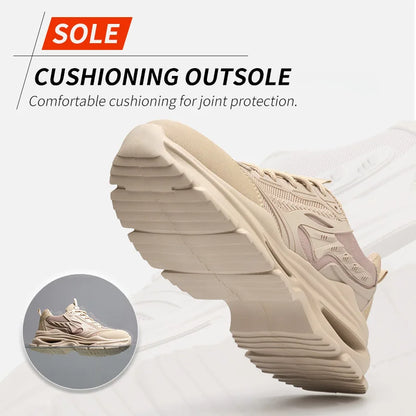 Men's Work Shoes Are Lightweight, Soft Soled, Comfortable, All Season Anti Smashing And Protective Safety Shoes