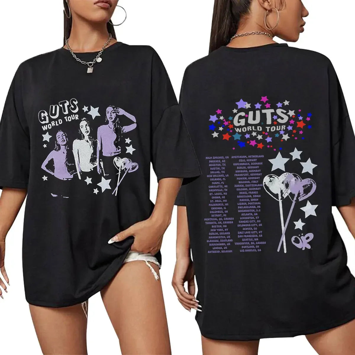 2025 Olivia Male Female Rodrigo Singer Cotton Clothes Fashion Short Sleeve O Neck Tees Unique Men Clothing Shirts Graphic Tee