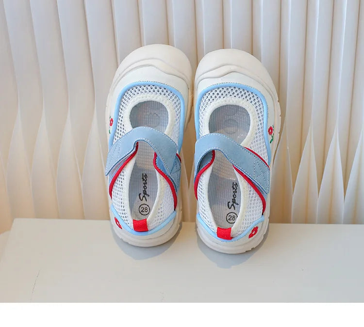 Kids mesh sneaker Anti-slip Sandal Toddler Boy Sports Shoe Girl Children Breathable Beach Sandal Soft Bottom sports casual Shoes