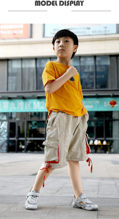 Kids Summer Shoes Kids Sandals Breathable Boys Sandals Soft  Children's Shoes Outdoor Protecting Toes Beach Sandal Water Shoes
