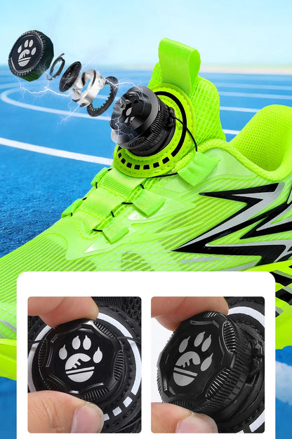 Children‘s Basketball Shoes Non-slip Breathable Running Shoes Lace-up Boys Girls Training Sneakers Athletic Shoes Tennis Shoes