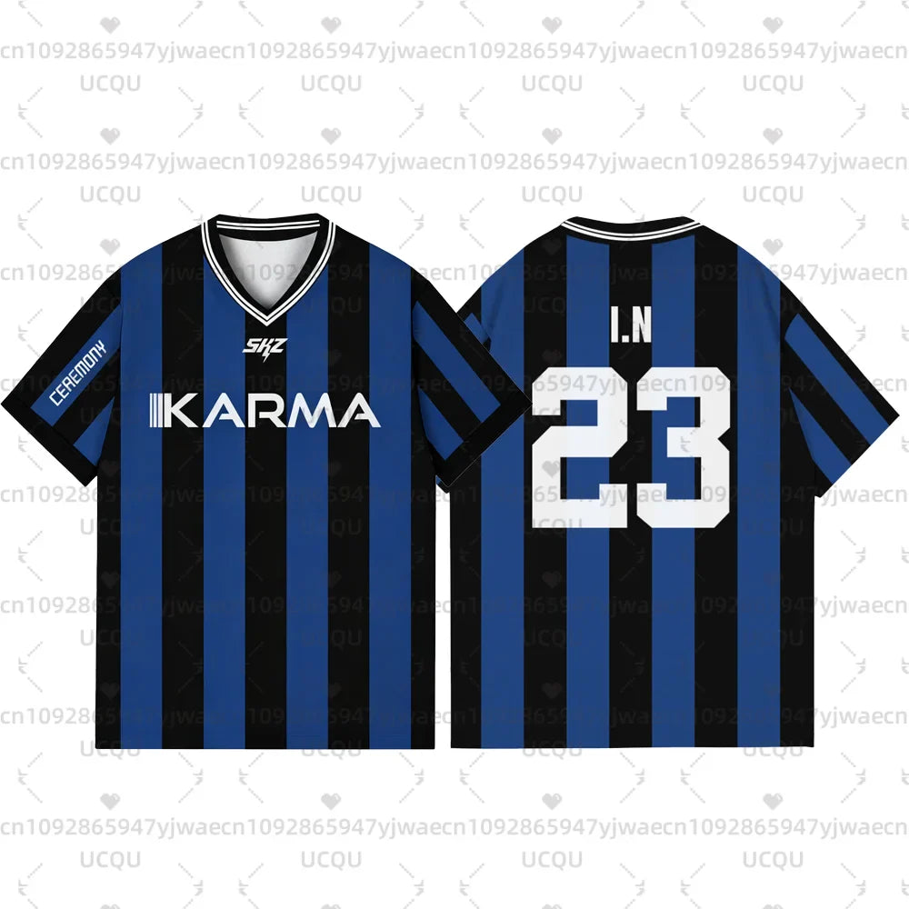 Adult Women's Men's Boys' Casual Sporty KARMA Ceremony 3D Print Graphic T-Shirt Girl Tee Outdoor Sports T-shirt