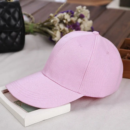Fashion Retro Solid Color Men and Women Universal Baseball Cap Outdoor Sports Casual Girl Ponytail  Hat Sale