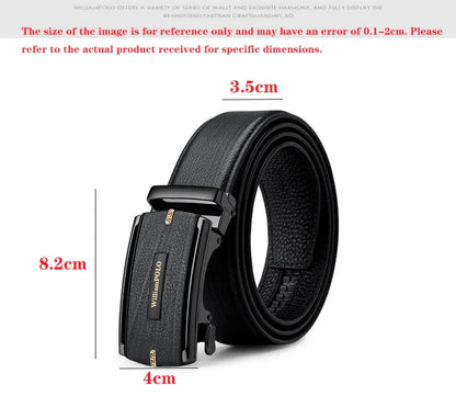 Men's automatic buckle belt, fashionable and versatile waist belt, personalized and casual pants belt