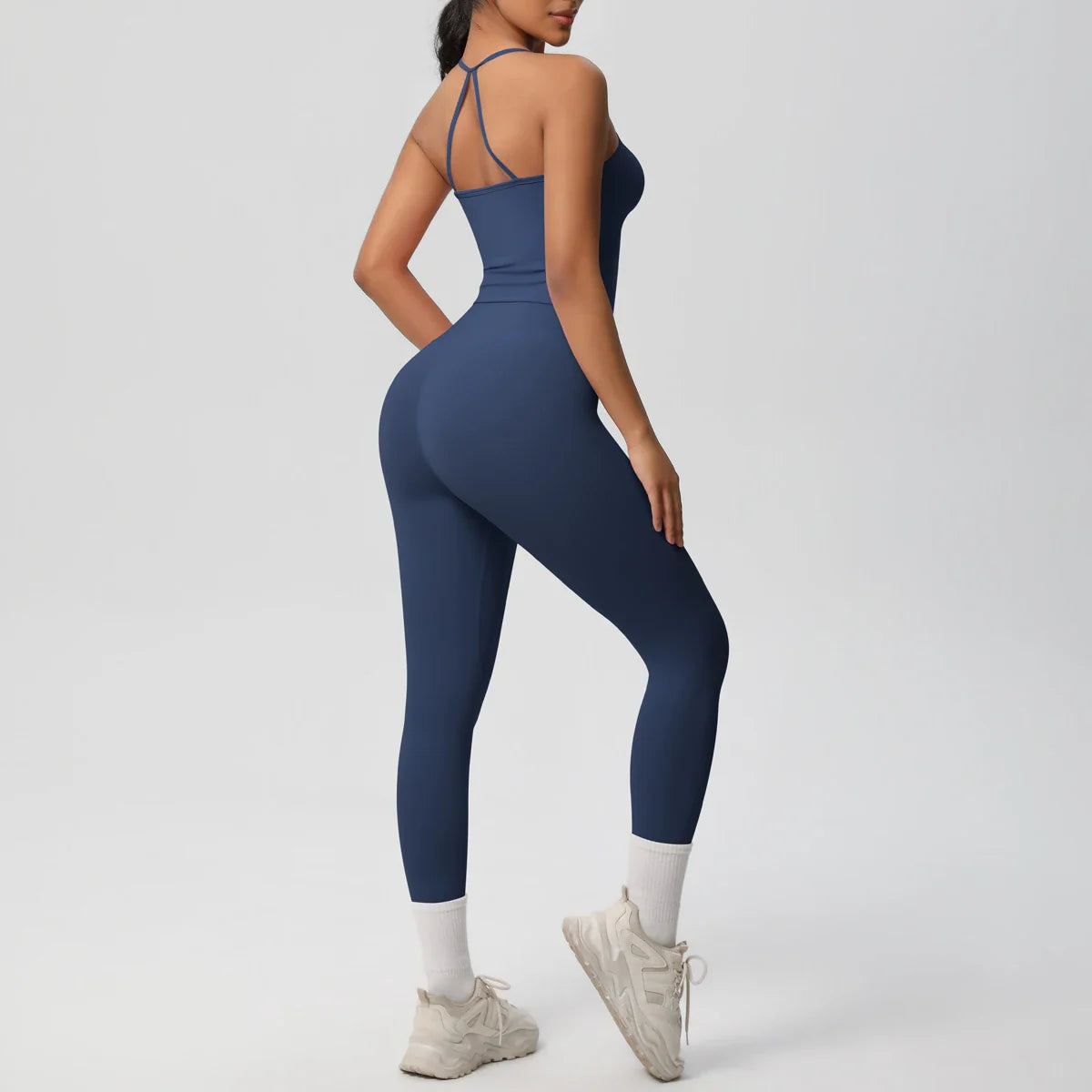 2PCS Yoga Set Nude Feeling Workout Sets Women Tracksuit Gym Push Up Fitness Running Workout Sportwear Sport Bra Leggings Suit
