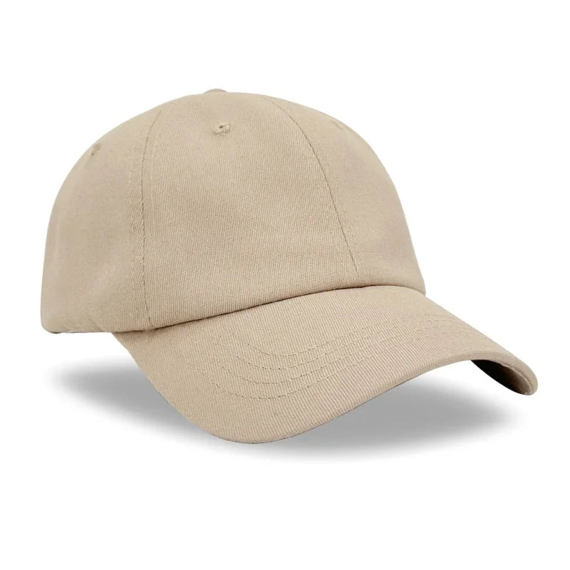Custom Logo Hat For Women Men Soft Top Cotton Baseball Cap Adult Outdoor Adjustable Dad Hats Snapback Hat Summer Sports Sun Cap