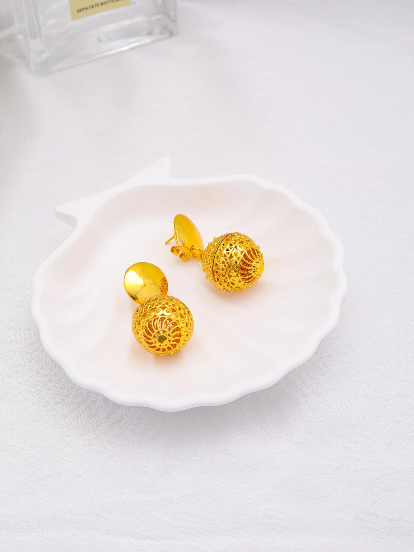 Long Necklace Fashion Dubai Gold Plated Jewelry Sets for Woman Bridal Wedding Earrings Ring Bracelet African Jewelry Set