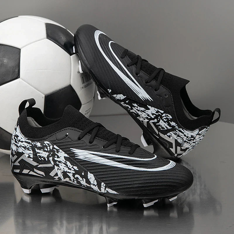2025 Football Shoes Tiempo Legend 10 Elite FG Wear Resistant Shock Absorption Comfortable Anti-slip Round Head Long Spike