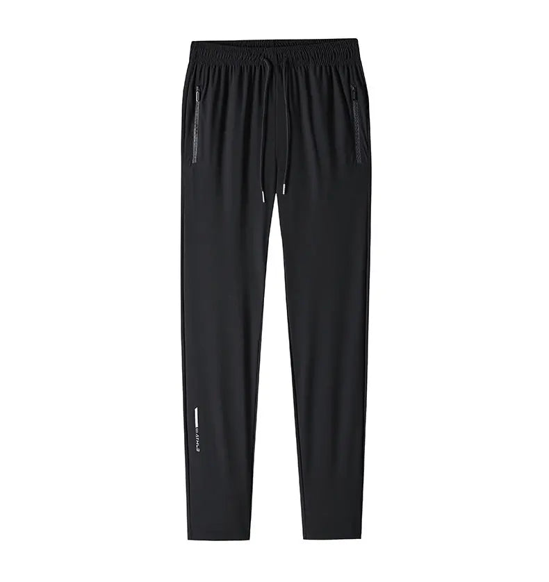 Running Pants Reflective Quick Dry Summer Jogging Trousers Men Gym Thin Cool Male Fishing Hiking Sports Long Pants Breathable