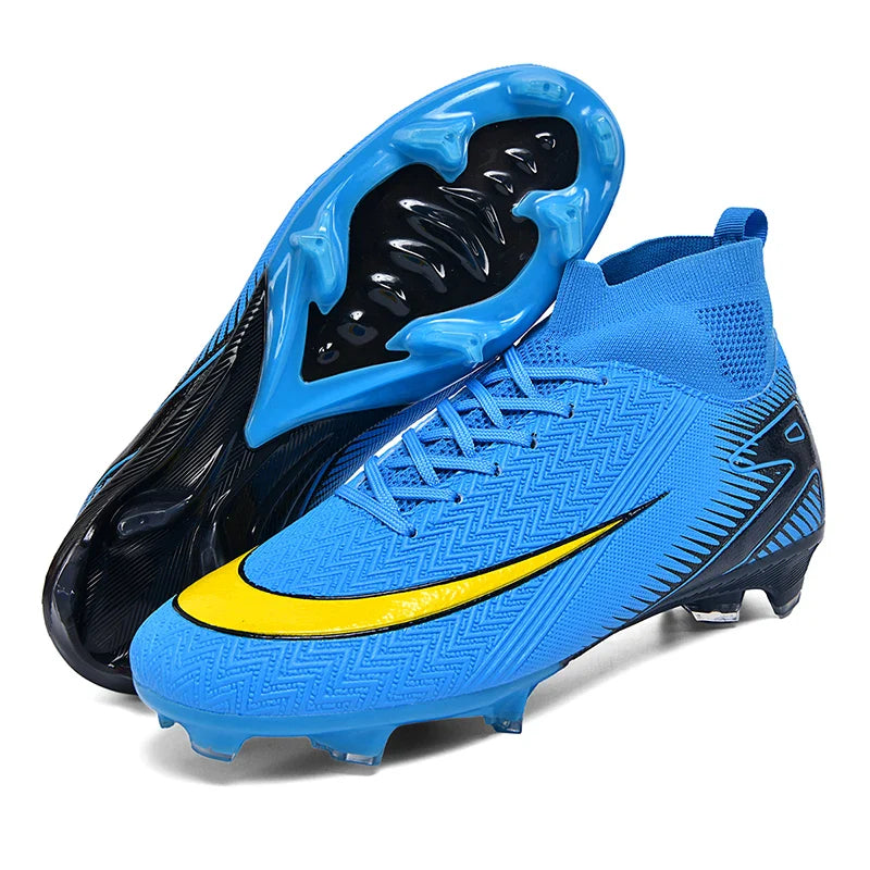 New Men Football Boots Kids Ankle Cleats Grass Soccer Shoes Futsal Indoor Sport Match Training TF/FG Hot-selling High-quality