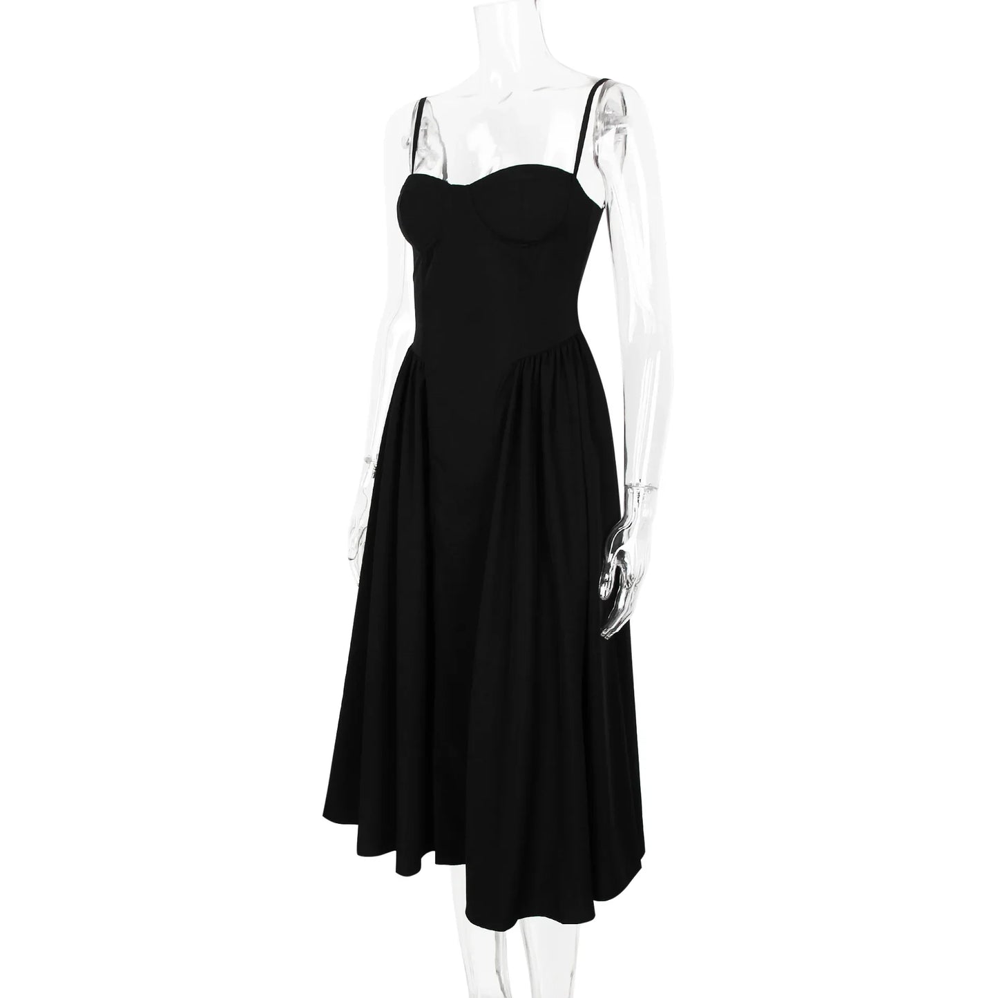 Summer Party Dresses 2025 New Arrivals Fit and Flare Elegant Midi Dress Red Night Date Dress