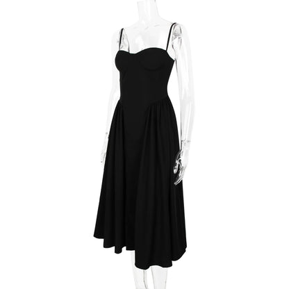 Summer Party Dresses 2025 New Arrivals Fit and Flare Elegant Midi Dress Red Night Date Dress