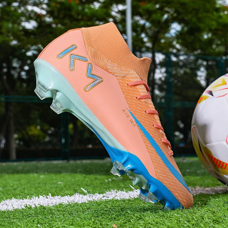 New Men Match Football Boots Ankle Non-Slip TF/FG Professional Soccer Shoes Boys Sneakers Comfortable Sports Shoes Unisex