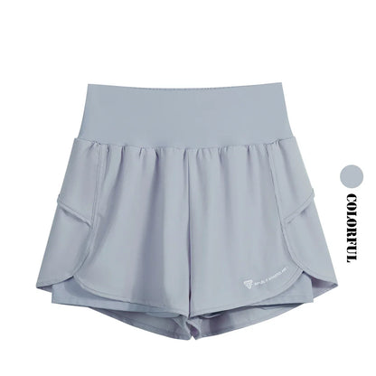 Yoga Short Woman Gym Clothes 2 In 1 High Waist Pants With Pockets Fitness Cycling Shorts Women Yoga Shorts Sportwear 2025